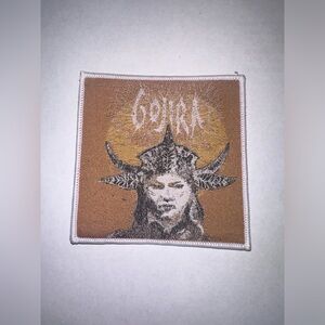 GOJIRA, FORTITUDE, WHITE BORDER, SEW ON WOVEN PATCH